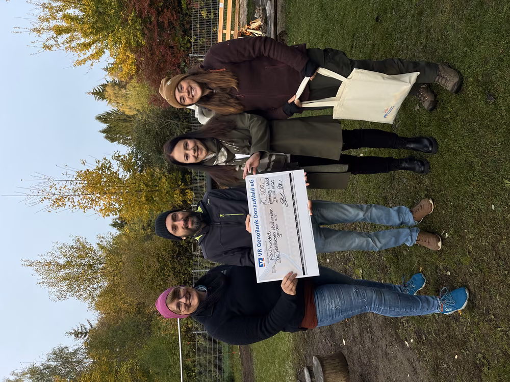 Herzlichen Dank für 500 Euro Unterstützung! 🌲💚
